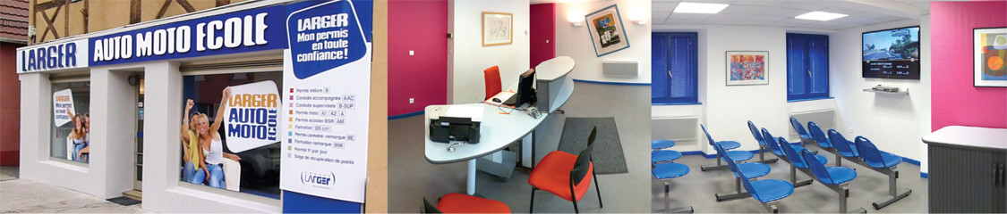 Photo de l'auto ecole du groupe larger à Rixheim