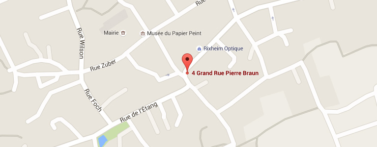 Plan pour situer l'auto-école larger à Rixheim